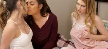 Bunny Colby, Ella Knox and Quinn Wilde Facts Of Lust – Truth Or Dare on That Sitcom Show